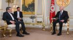 رئيس الجمهورية يستقبل وزير الخارجية الايراني 