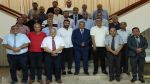 والي المنستير يستقبل أعضاء الهيئة الجديدة للإتحاد المنستيري مع أعضاء الهيئة التسيرية السابقة