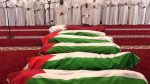 أمير قطر يشارك في تشييع ضحايا هجوم الدوحة (فيديو)