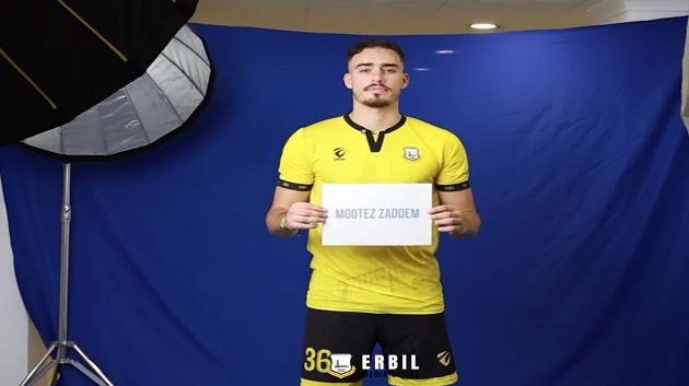 معتز الزدام يمضي لأربيل العراقي 