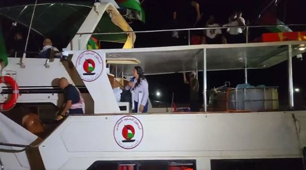 تواصل ابحار سفن أسطول الصمود المغاربي من تونس في اتجاه القطاع (فيديو)