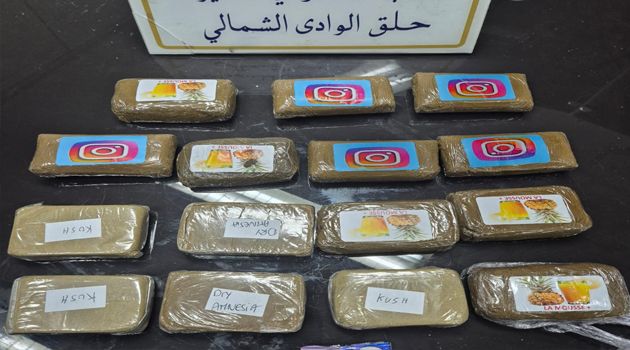 ميناء حلق الوادي.. احباط محاولة تهريب 15 صفيحة من الزطلة