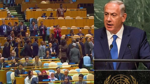 وفود تغادر خلال كلمة نتنياهو في الأمم المتحدة (فيديو)