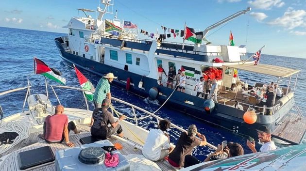 أسطول الصمود: مستمرون في الإبحار نحو  القطاع و لن تثنينا التهديدات
