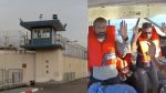 نقل جميع نشطاء 'أسطول الصمود' إلى سجن كسديعوت بصحراء النقب (فيديو)