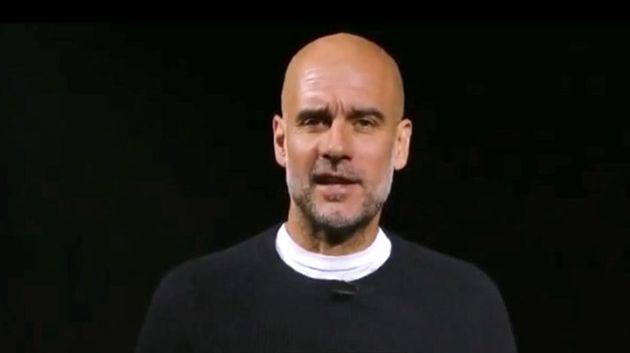 غوارديولا يدعو إلى التظاهر في برشلونة ضد استمرار الحرب في غـ.ـزة