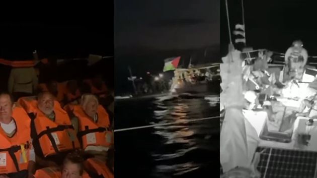 المشهد يتكرّر.. إسرائيل تهاجم 'أسطول الحرية' على بُعد 120 ميلاً من القطاع (فيديو)