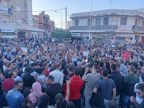 وقفة احتجاجية في قابس