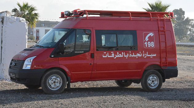الحماية المدنية: 102 تدخلات للنجدة والإسعاف بالطرقات خلال 24 ساعة 