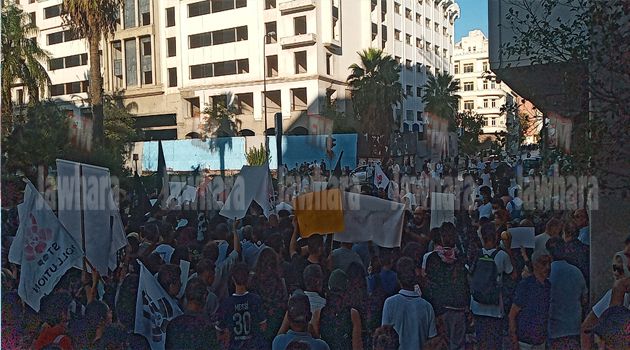 مسيرة بالعاصمة مساندة لمطالب سكان قابس بتفكيك الوحدات الملوثة للمجمع الكيميائي