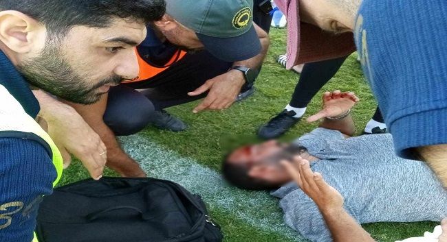 إيقاف مباراة الترجي الجرجيسي والمرسى بعد إصابة مدرب القناوية عامر دربال