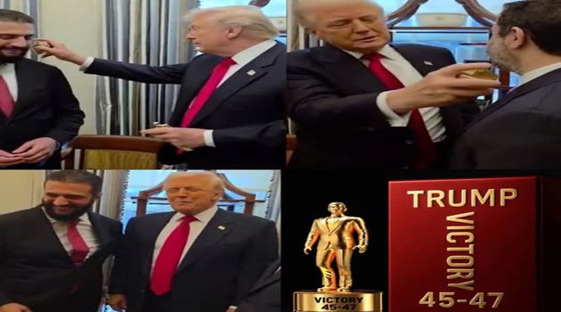 العطر اطلقته شركات الرئيس الاميركي ويحمل اسمه.. ترامب يسأل الشّرع عن عدد زوجاته لتقديم عطره هدية لهن