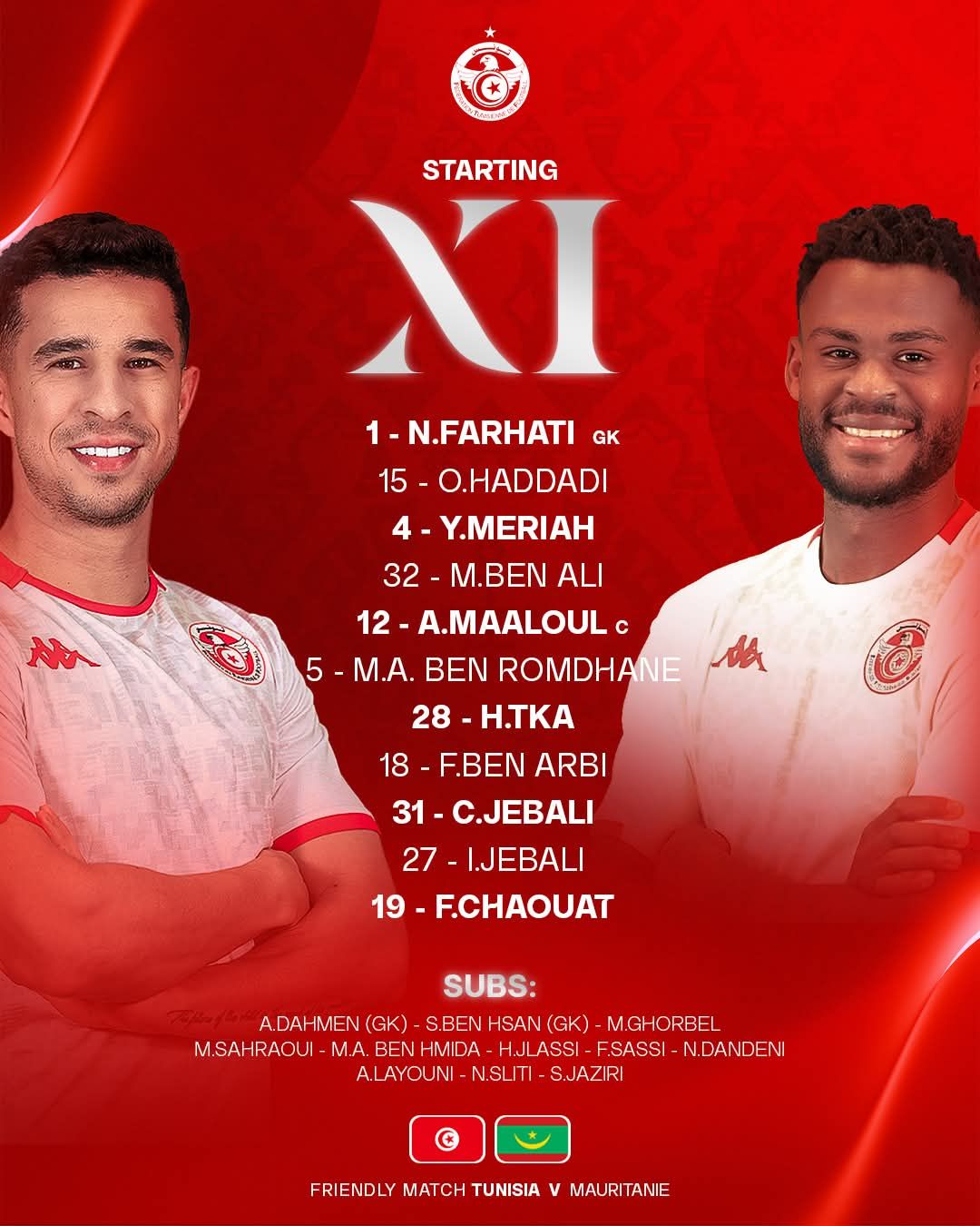 المنتخب الوطني يتعادل مع المنتخب الموريتاني 