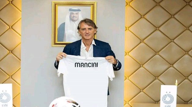 روبرتو مانشيني مدربًا جديدًا للسد القطري