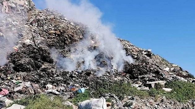 اهالي قليبية يحتجّون للمطالبة بغلق المصب العشوائي