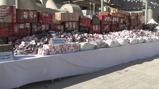 الجزائر: إتلاف أطنان من المخدرات (صور)