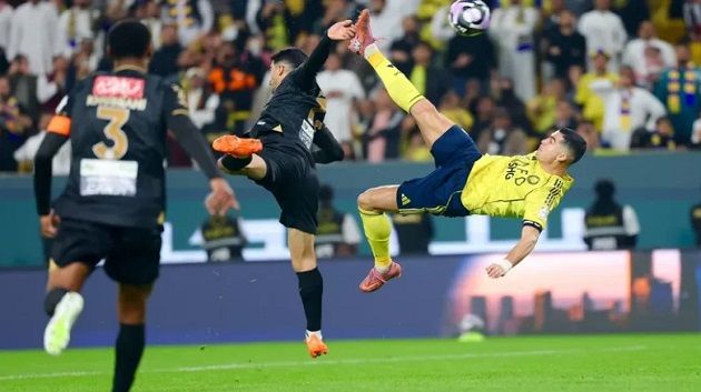 الدوري السعودي: رونالدو يعيد هدفه التاريخي في مرمى جوفنتوس