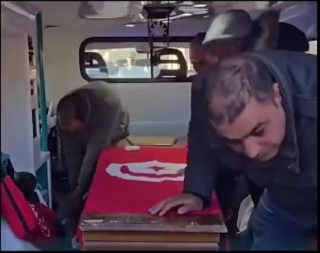 تشييع جثمان فقيد الساحة الفنية نور الدين بن عياد الى مثواه الأخير