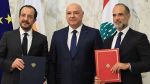 لبنان وقبرص يوقّعان اتفاقية ترسيم الحدود البحرية بينهما