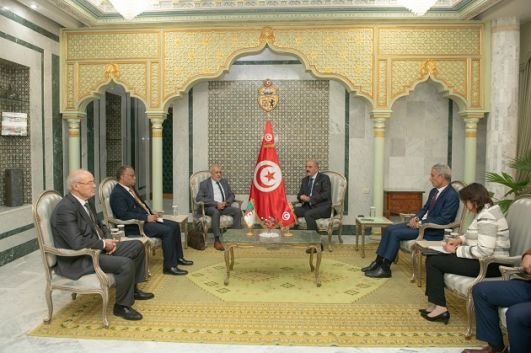 وزير الخارجية يستقبل وفدا برلمانيا جزائريا