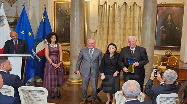 رئيسة مالطا تمنح منير بن ميلاد جائزة الإنجاز مدى الحياة 'ماري نوستروم' لعام 2025