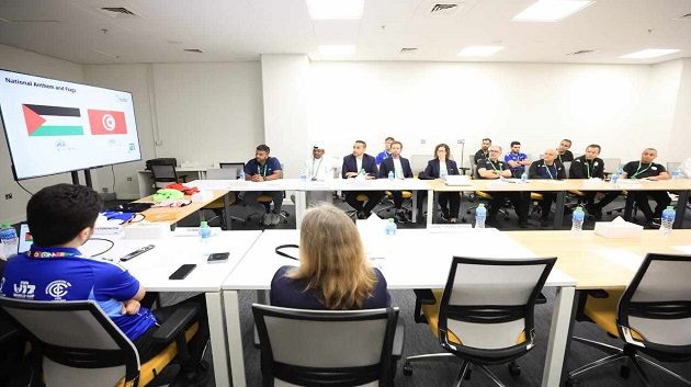 كأس العرب: تونس تواجه فلسطين بالقميص الأحمر و حكم أمريكي مغربي لادراة المباراة