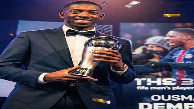 جوائز الفيفا: ديمبيلي يتوج بجائزة أفضل لاعب في العالم