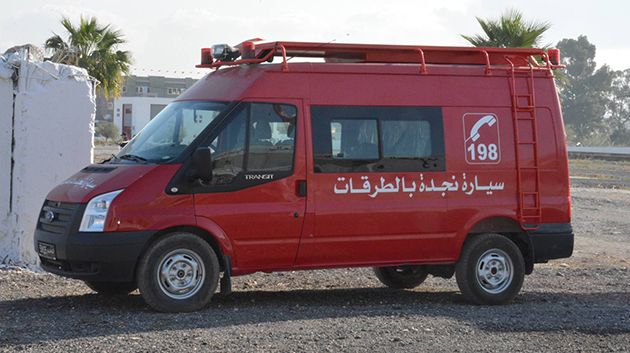 الحماية المدنية: 158 تدخلاً للنجدة والإسعاف بالطرقات خلال 24 ساعة