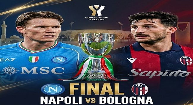 نهائي السوبر الإيطالي: نابولي يلاقي بولونيا مساء اليوم بالرياض