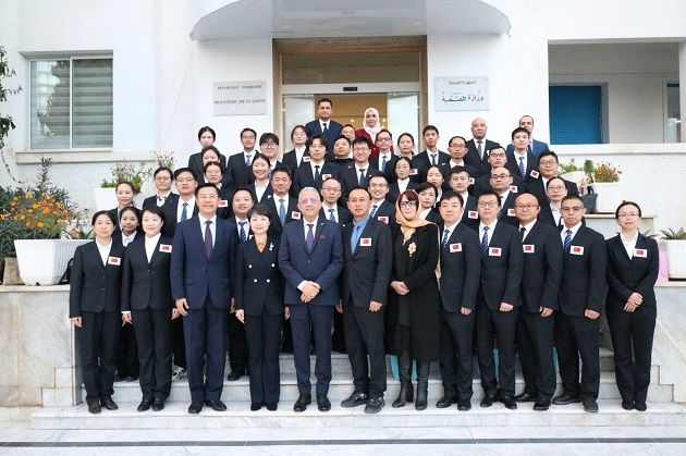 بعثة طبية صينية تُكمل مهمتها في تونس