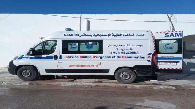 المزّونة: وحدة إنعاش طبي متنقّل تدخل حيز الخدمة