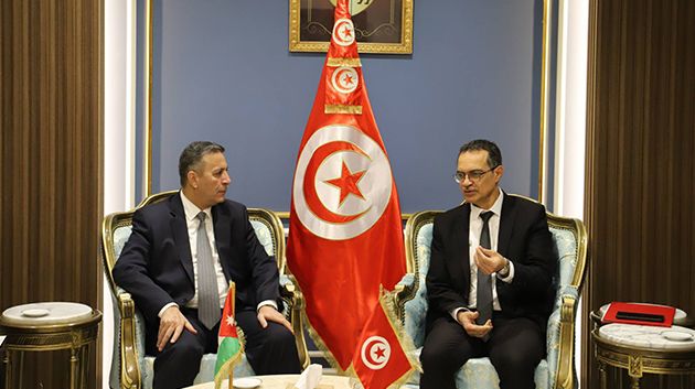 تونس والأردن يؤكدان الحرص على مزيد تطوير التعاون الثنائي