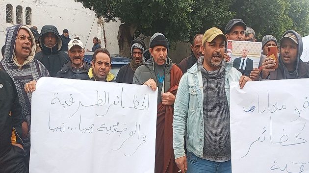 أمام البرلمان: وقفة احتجاجية لعمّال الحضائر الظرفية 