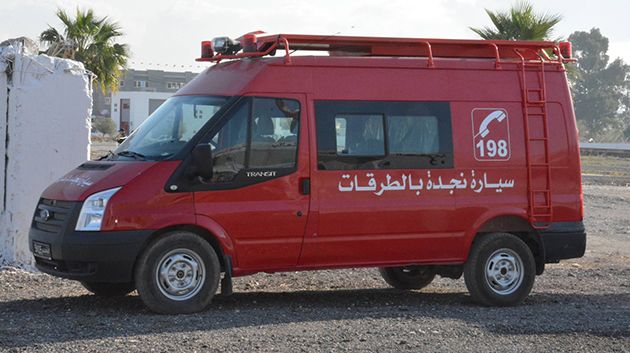 152 تدخلاً للإسعاف والنجدة بالطرقات خلال 24 ساعة