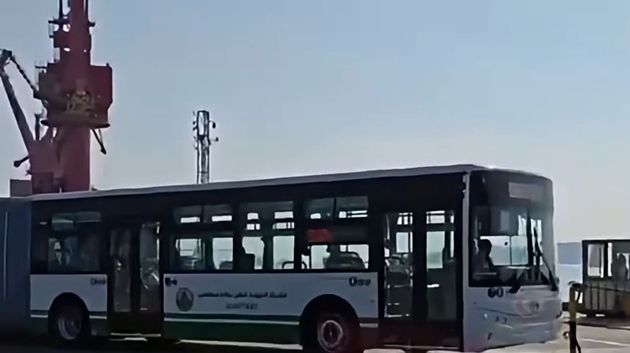 الدفعة الأولى من الحافلات الصينية الجديدة في طريقها بحراً باتجاه تونس 