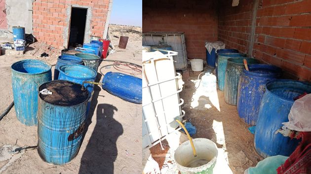 قفصة: حجز 9000 لتر من مادة 'القرابا المسكرة‎'