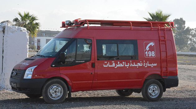 الحماية المدنية: 112 تدخلاً للنجدة والإسعاف بالطرقات خلال 24 ساعة