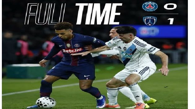 باريس سان جيرمان يودع كأس فرنسا بخسارة غير متوّقعة أمام باريس إف سي