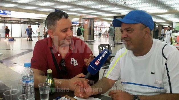 لقاء مع مدرب أولمبيك الخريبقة التونسي أحمد العجلاني 
