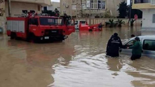 المكنين: ارتفاع عدد الوفيات جرّاء الأمطار إلى 4