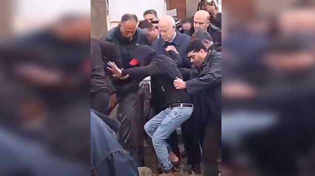 قرمبالية: رئيس الجمهورية يعاين حجم الأضرار الناجمة عن الفيضانات 