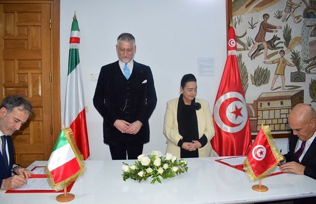 توقيع اتفاقية شراكة بين تونس وإيطاليا في مجال حماية التراث