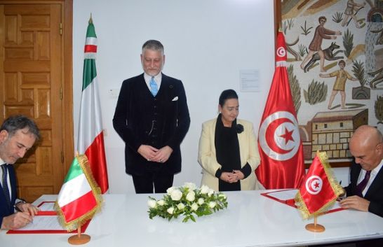 توقيع اتفاقية شراكة بين تونس وإيطاليا في مجال حماية التراث