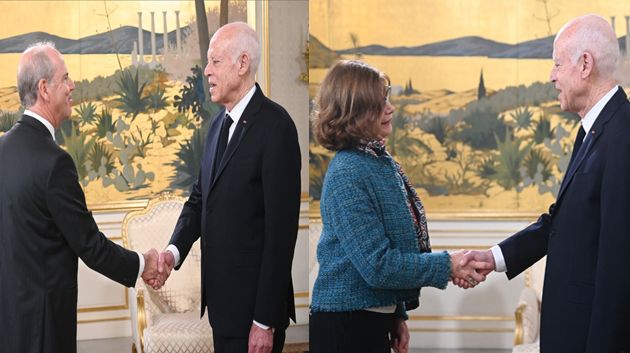 بمناسبة انتهاء مهامهما: رئيس الجمهورية يستقبل سفيري بولونيا والبرتغال 