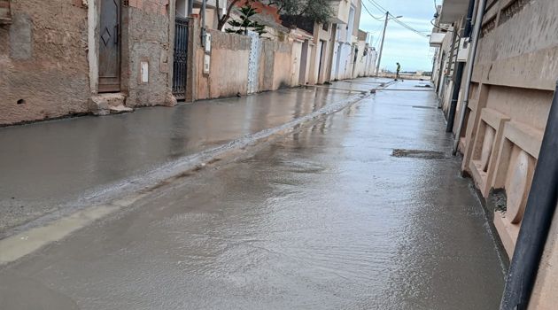 تقدّم بنسبة 60 % في أشغال تعبيد طرقات بالمنيهلة العليا