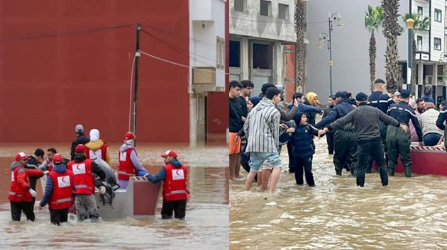 المغرب: إجلاء أكثر من 100 ألف شخص بسبب الفيضانات