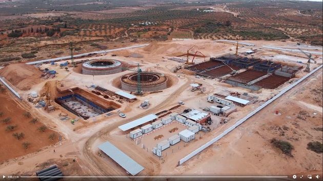 سوسة: 82 % نسبة تقدّم أشغال مركب معالجة المياه السطحية بالقلعة الكبرى