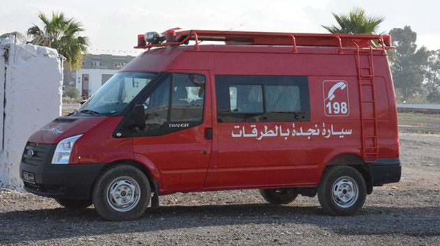 الحماية المدنية: 113 تدخلاً للنجدة والإسعاف بالطرقات خلال 24 ساعة