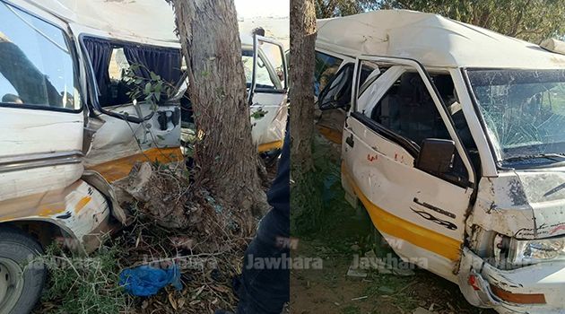 حادث مرور قاتل بمدخل مدينة سيدي بوزيد 