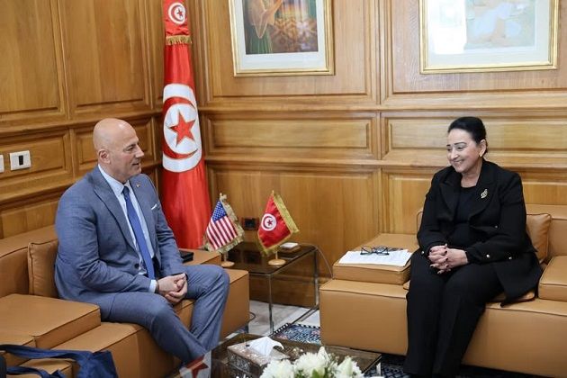 فحوى لقاء وزيرة الشؤون الثقافية بسفير الولايات المتحدة الأمريكية في تونس